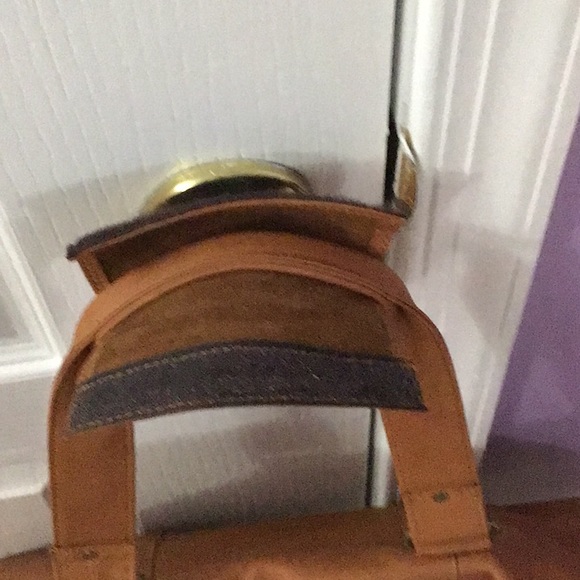 TICA Leather Duffle Bag with Crossbody Strap Large Sport Travel Bag Unisex. - Picture 3 of 16